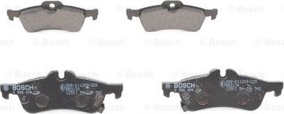 BOSCH 0 986 494 130 - Тормозные колодки, дисковые, комплект autospares.lv