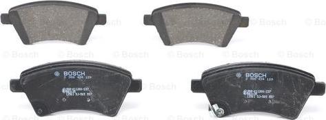 BOSCH 0 986 494 129 - Тормозные колодки, дисковые, комплект autospares.lv