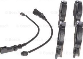 BOSCH 0 986 494 845 - Тормозные колодки, дисковые, комплект autospares.lv