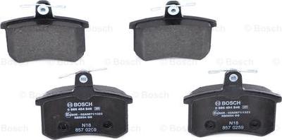 BOSCH 0 986 494 846 - Тормозные колодки, дисковые, комплект autospares.lv