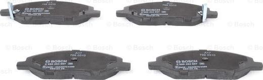 BOSCH 0 986 494 867 - Тормозные колодки, дисковые, комплект autospares.lv