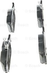 BOSCH 0 986 494 811 - Тормозные колодки, дисковые, комплект autospares.lv