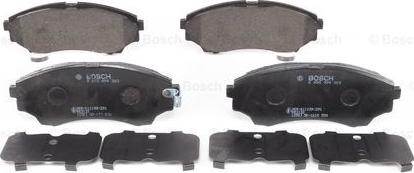 BOSCH 0 986 494 323 - Тормозные колодки, дисковые, комплект autospares.lv