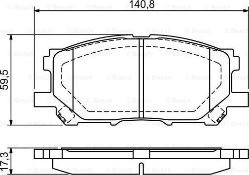 BOSCH 0 986 494 218 - Тормозные колодки, дисковые, комплект autospares.lv