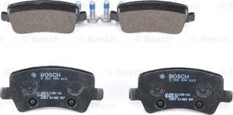 BOSCH 0 986 494 213 - Тормозные колодки, дисковые, комплект autospares.lv