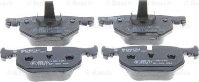 BOSCH 0 986 494 286 - Тормозные колодки, дисковые, комплект autospares.lv