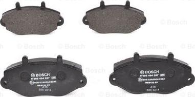 BOSCH 0 986 494 287 - Тормозные колодки, дисковые, комплект autospares.lv