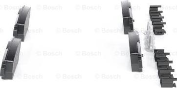 BOSCH 0 986 494 222 - Тормозные колодки, дисковые, комплект autospares.lv