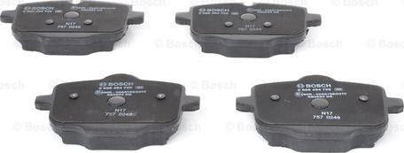 BOSCH 0 986 494 759 - Тормозные колодки, дисковые, комплект autospares.lv