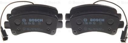 BOSCH 0 986 494 765 - Тормозные колодки, дисковые, комплект autospares.lv