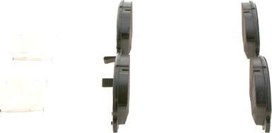 BOSCH 0 986 494 760 - Тормозные колодки, дисковые, комплект autospares.lv