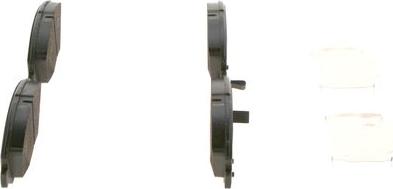 BOSCH 0 986 494 760 - Тормозные колодки, дисковые, комплект autospares.lv