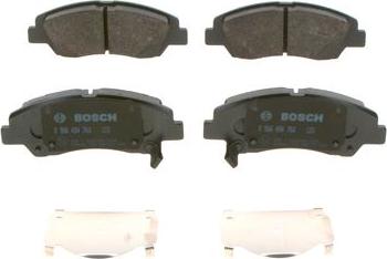 BOSCH 0 986 494 760 - Тормозные колодки, дисковые, комплект autospares.lv