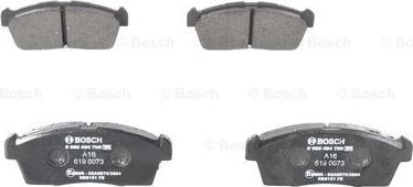 BOSCH 0 986 494 700 - Тормозные колодки, дисковые, комплект autospares.lv