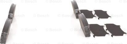 BOSCH 0 986 494 711 - Тормозные колодки, дисковые, комплект autospares.lv