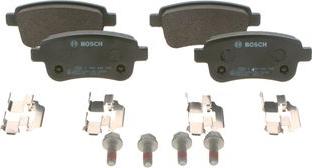 BOSCH 0 986 494 735 - Тормозные колодки, дисковые, комплект autospares.lv