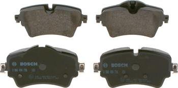 BOSCH 0 986 494 736 - Тормозные колодки, дисковые, комплект autospares.lv