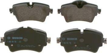 BOSCH 0 986 494 736 - Тормозные колодки, дисковые, комплект autospares.lv