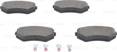 BOSCH 0 986 494 726 - Тормозные колодки, дисковые, комплект autospares.lv