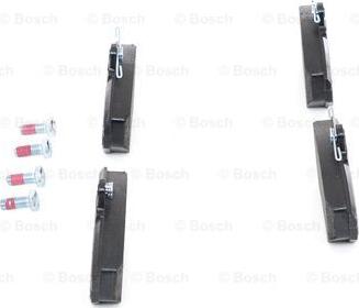 BOSCH 0 986 494 726 - Тормозные колодки, дисковые, комплект autospares.lv