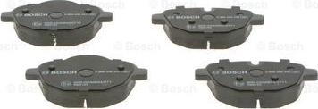 BOSCH 0986495442 - Тормозные колодки, дисковые, комплект autospares.lv