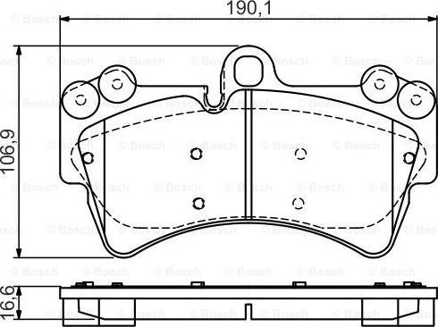 BOSCH 0986495435 - Тормозные колодки, дисковые, комплект autospares.lv