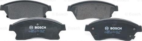 BOSCH 0 986 495 423 - Тормозные колодки, дисковые, комплект autospares.lv