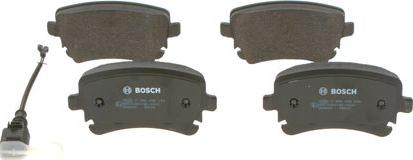 BOSCH 0 986 495 094 - Тормозные колодки, дисковые, комплект autospares.lv