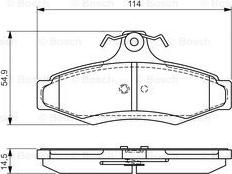 Pex 7556 - Тормозные колодки, дисковые, комплект autospares.lv