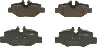 BOSCH 0 986 495 088 - Тормозные колодки, дисковые, комплект autospares.lv