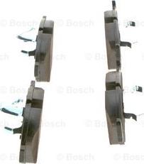 BOSCH 0 986 495 082 - Тормозные колодки, дисковые, комплект autospares.lv