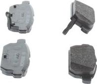 BOSCH 0 986 495 301 - Тормозные колодки, дисковые, комплект autospares.lv