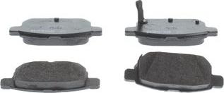 BOSCH 0 986 495 301 - Тормозные колодки, дисковые, комплект autospares.lv