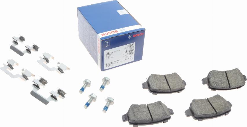 BOSCH 0 986 495 319 - Тормозные колодки, дисковые, комплект autospares.lv