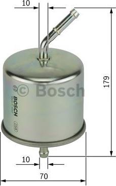 BOSCH 0 986 450 102 - Топливный фильтр autospares.lv