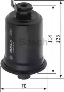 BOSCH 0 986 450 123 - Топливный фильтр autospares.lv