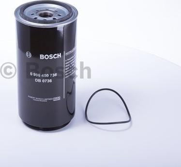 BOSCH 0 986 450 736 - Топливный фильтр autospares.lv