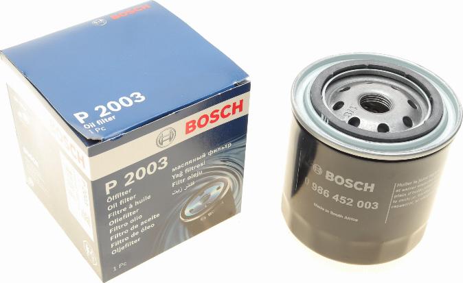 BOSCH 0 986 452 003 - Масляный фильтр autospares.lv