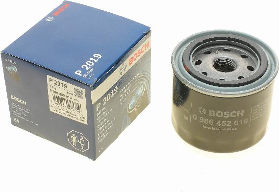 BOSCH 0 986 452 019 - Масляный фильтр autospares.lv