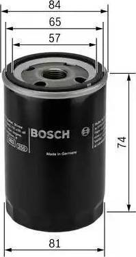 BOSCH P 3316 - Масляный фильтр autospares.lv