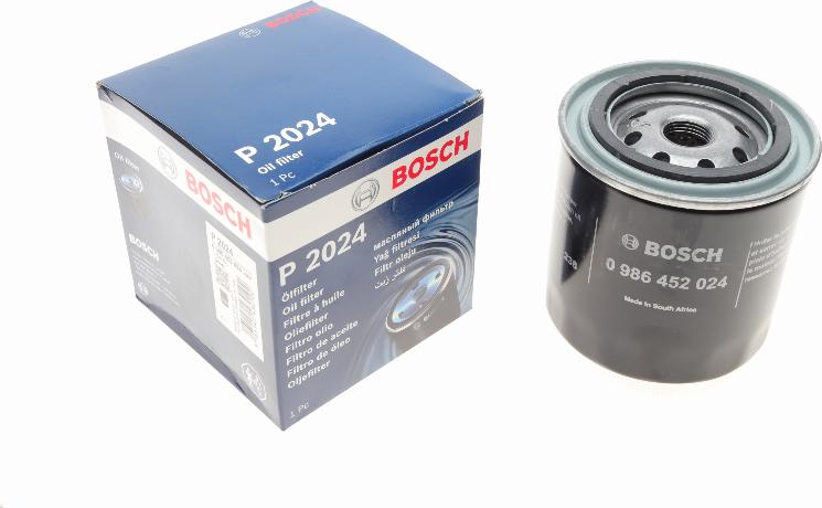 BOSCH 0 986 452 024 - Масляный фильтр autospares.lv