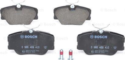 BOSCH 0 986 469 410 - Тормозные колодки, дисковые, комплект autospares.lv
