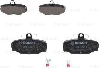 BOSCH 0 986 469 810 - Тормозные колодки, дисковые, комплект autospares.lv