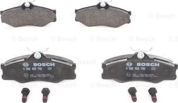 BOSCH 0 986 469 790 - Тормозные колодки, дисковые, комплект autospares.lv