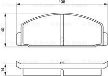 BOSCH 0 986 465 931 - Тормозные колодки, дисковые, комплект autospares.lv