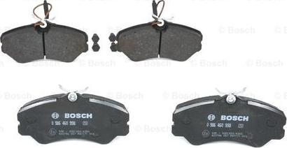 BOSCH 0 986 460 998 - Тормозные колодки, дисковые, комплект autospares.lv