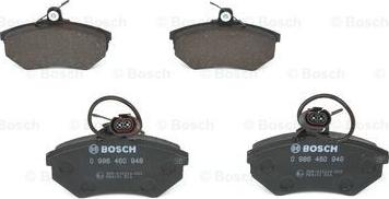 BOSCH 0 986 460 948 - Тормозные колодки, дисковые, комплект autospares.lv