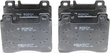 BOSCH 0 986 460 976 - Тормозные колодки, дисковые, комплект autospares.lv