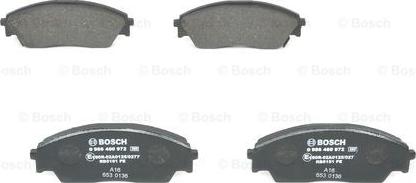 BOSCH 0 986 460 972 - Тормозные колодки, дисковые, комплект autospares.lv