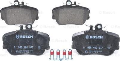 BOSCH 0 986 460 977 - Тормозные колодки, дисковые, комплект autospares.lv